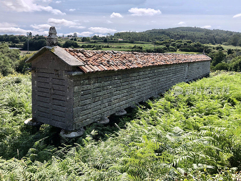 Horreo de Ozon, Muxia Costa da Morte Galicia的谷物粮仓